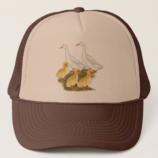 Casquette Canards blancs et canetons (Devant)