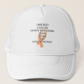 Casquette Cancer Bully (Peach Ribbon) (Devant)