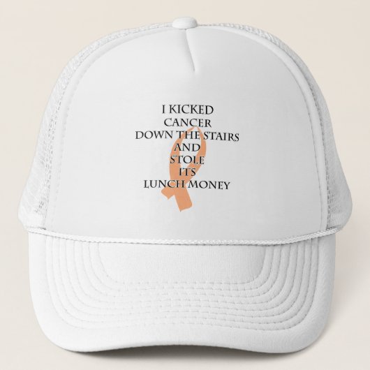 Casquette Cancer Bully (Peach Ribbon) (Devant)