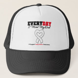 Casquette Cancer de poumon chaque Mlle My Dad du jour I