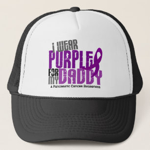 Casquette Cancer pancréatique je porte le pourpre pour mon