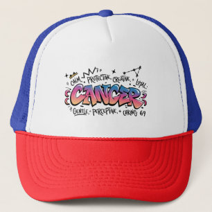 Casquette Cancer Zodiaque Graffiti