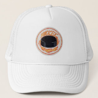 Casquette Canette de hockey avec flamme