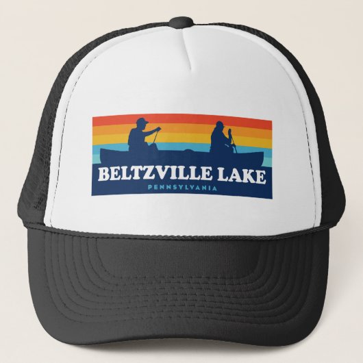 Casquette Canot Beltzville Lake Pennsylvanie (Devant)