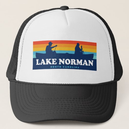 Casquette Canot du lac Norman North Carolina (Devant)