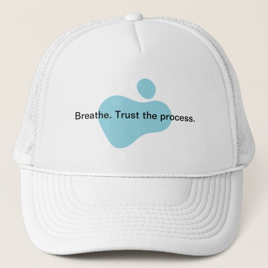 Casquette Cap | Boné Breathe. Trust the process. (Devant)