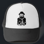 Casquette Capitaine<br><div class="desc">Silhouette noire d'un vieux capitaine.</div>