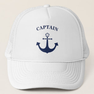 Casquette Capitaine avec ancre japonaise