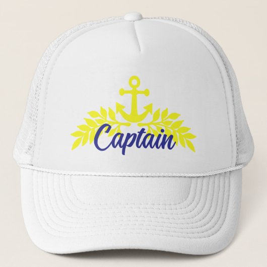Casquette Capitaine de bateau (Devant)