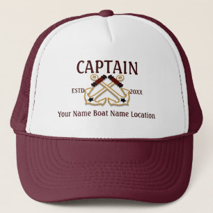 Casquette Capitaine d'équipage ou skipper d'honneur