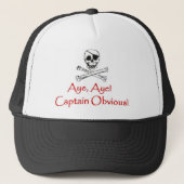 Casquette Capitaine Obvious (Devant)