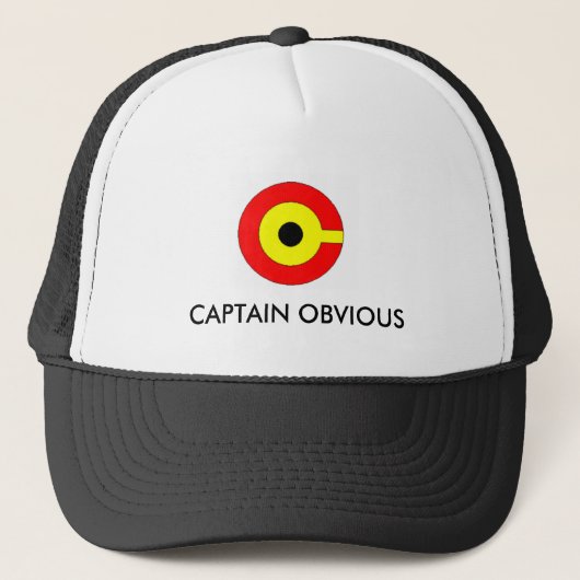 CASQUETTE CAPITAINE OBVIOUS HAT (Devant)