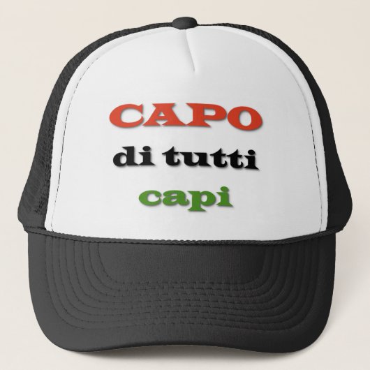Casquette Capo/patron (Devant)