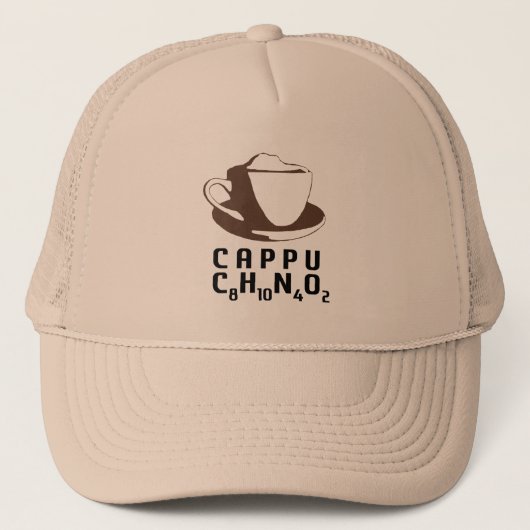 Casquette Cappuccino chimique (Devant)