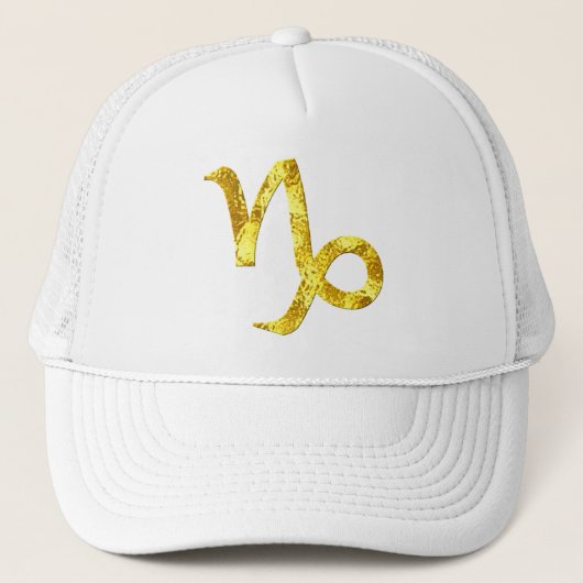 Casquette capricorne-or-symbole-casquette (Devant)