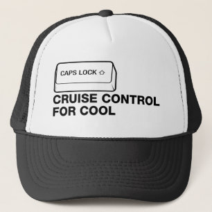 Casquette capslock - contrôle de croisière pour le cool
