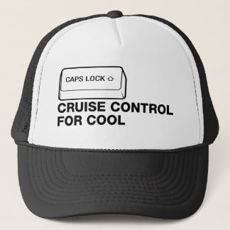 Casquette capslock - contrôle de croisière pour le cool