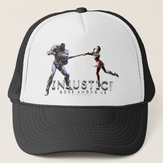 Casquette Capture d'écran : Cyborg vs Harley (Devant)