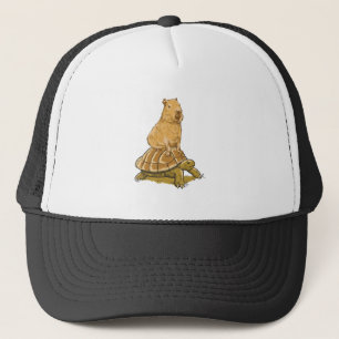 Casquette Capybara Drôle Animal Tortue Capybara Mignon