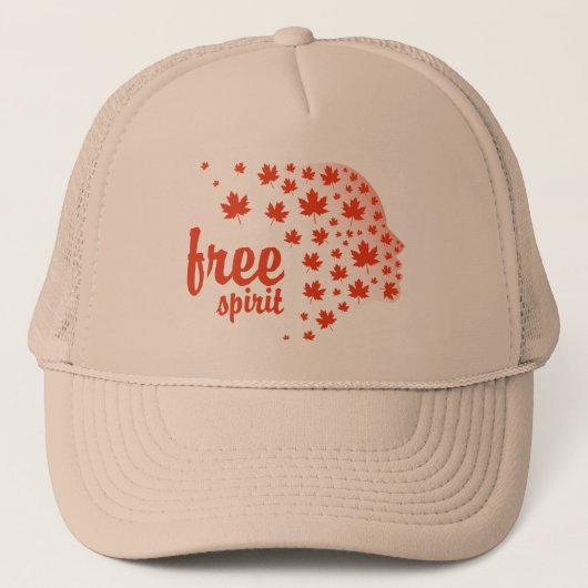 Casquette Cara de espíritu libre, otoño (Devant)
