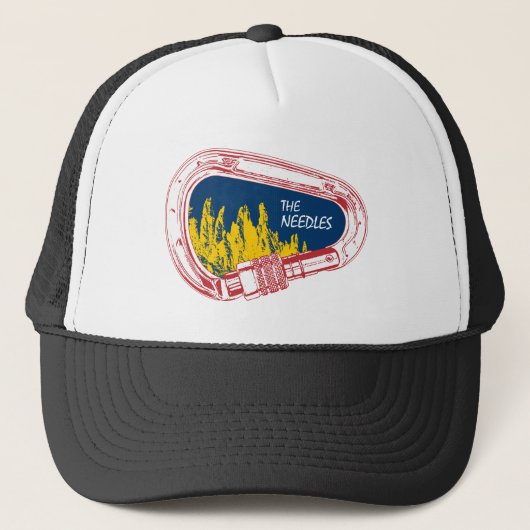 Casquette Carabiner Escalade aiguilles (Devant)