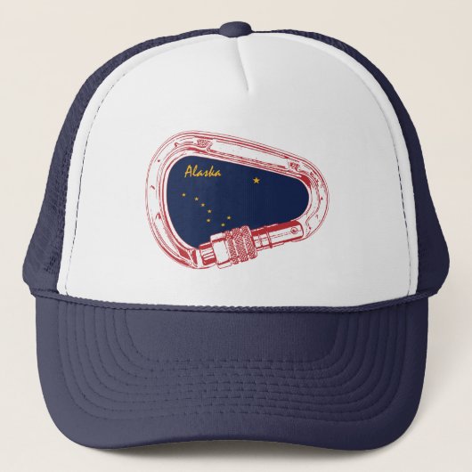 Casquette Carabiner Escalade de l'Alaska (Devant)