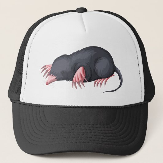 Casquette Caractère mole mignon (Devant)