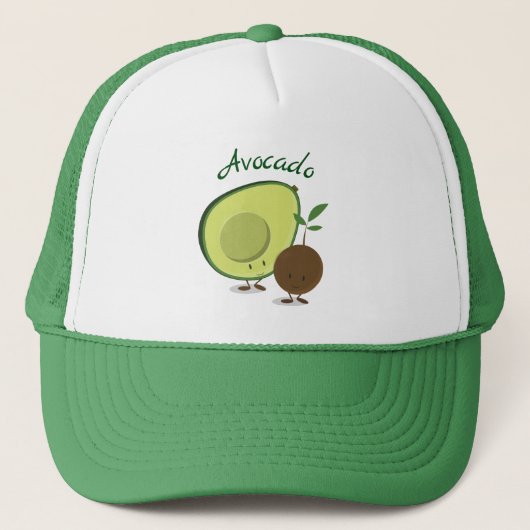 Casquette Caractères de sourire d'avocat de bande dessinée (Devant)