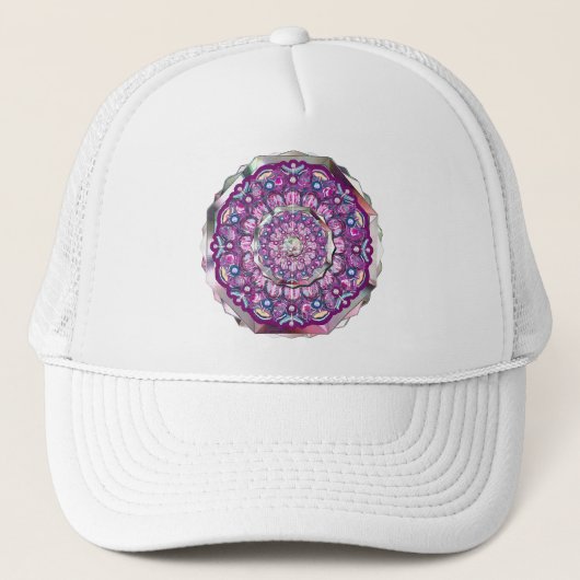 Casquette Cardinal rouge Rosace (Devant)