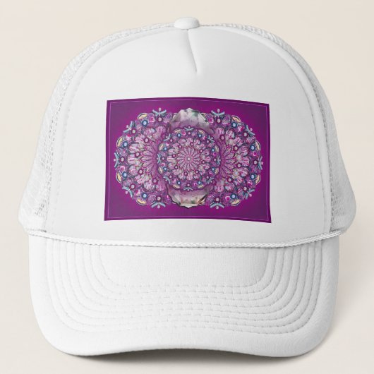 Casquette Cardinal rouge Rosace (Devant)