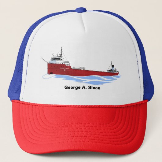 Casquette cargo des Grands Lacs George A. Sloan, pont droit (Devant)