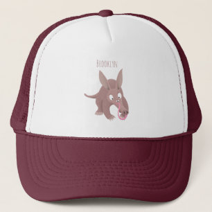 Casquette Caricature amusante de Aardvark