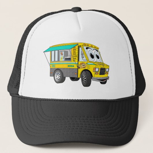 Casquette Caricature de camion de cuisine Taco (Devant)