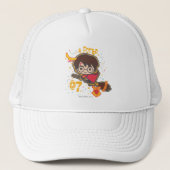 Casquette Caricature Harry Potter Quidditch Chercher (Devant)