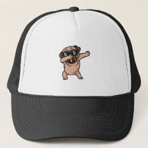Casquette Carlin de bonne humeur avec lunettes de soleil