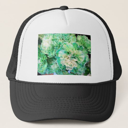 Casquette Carnation verte (Devant)