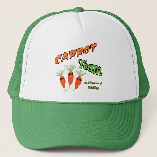 Casquette Carottes amusantes (Devant)