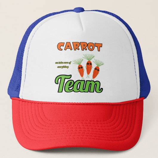 Casquette Carottes amusantes (Devant)