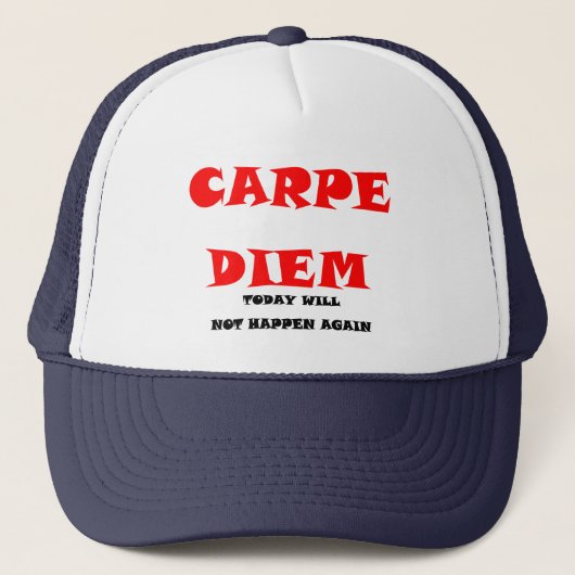 CASQUETTE CARPE DIEM (Devant)