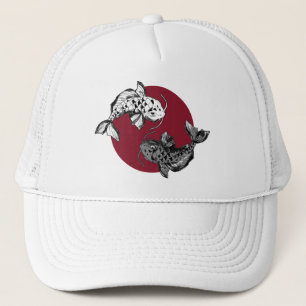 Casquette Carpe Koi Japonaise Cercle