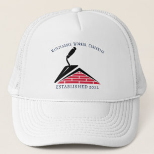 Casquette Carpentier, Travailleur de maintenance, Carpentier