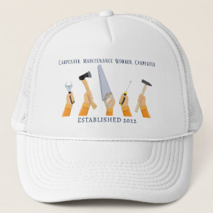Casquette Carpentier, Travailleur de maintenance, Carpentier
