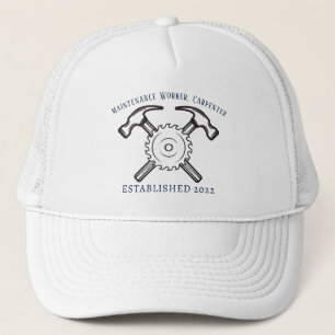 Casquette Carpentier, Travailleur de maintenance, Carpentier