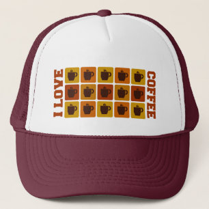 Casquette Carré café