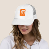 Casquette Carré de l'orange #3 (En situation)