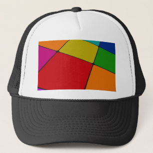 Casquette Carrés couleur