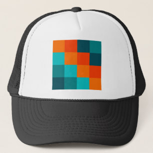 Casquette Carrés couleur