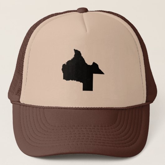 Casquette Carte à l'envers du Texas (Devant)