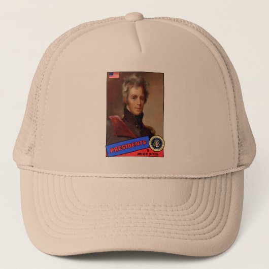 Casquette Carte de baseball d'Andrew Jackson (Devant)