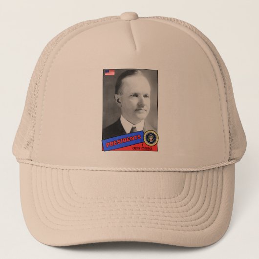 Casquette Carte de baseball de Calvin Coolidge (Devant)